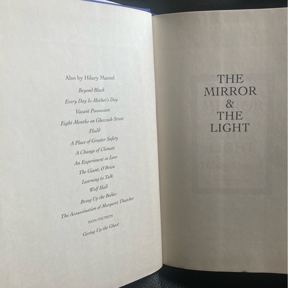 Book (Hardcover): The Mirror & The Light by Hilary Mantel - Picture 8 of 14